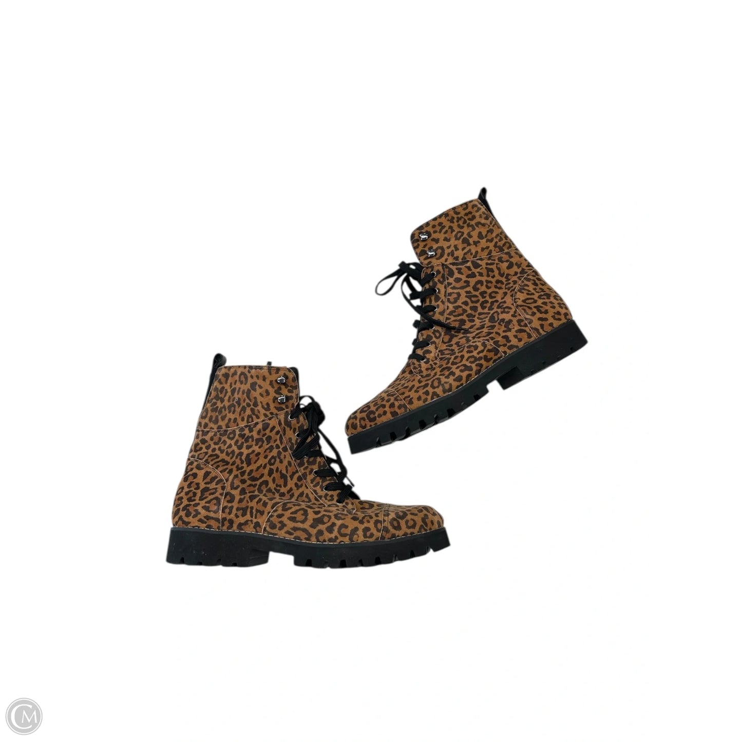 Boots Ankle Flats By Donald Pliner In Animal Print, Size: 11