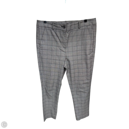Pants Dress By Loft In Black & Grey, Size: 12