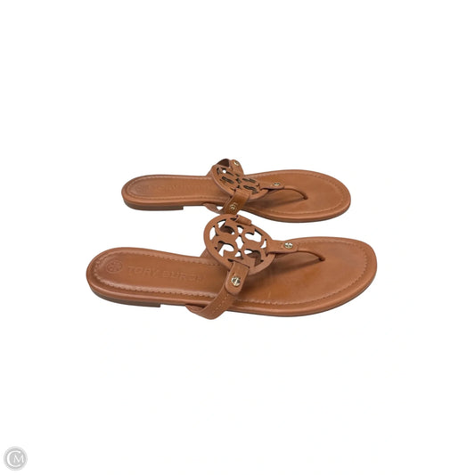 Sandals Designer By Tory Burch In Brown, Size: 10.5