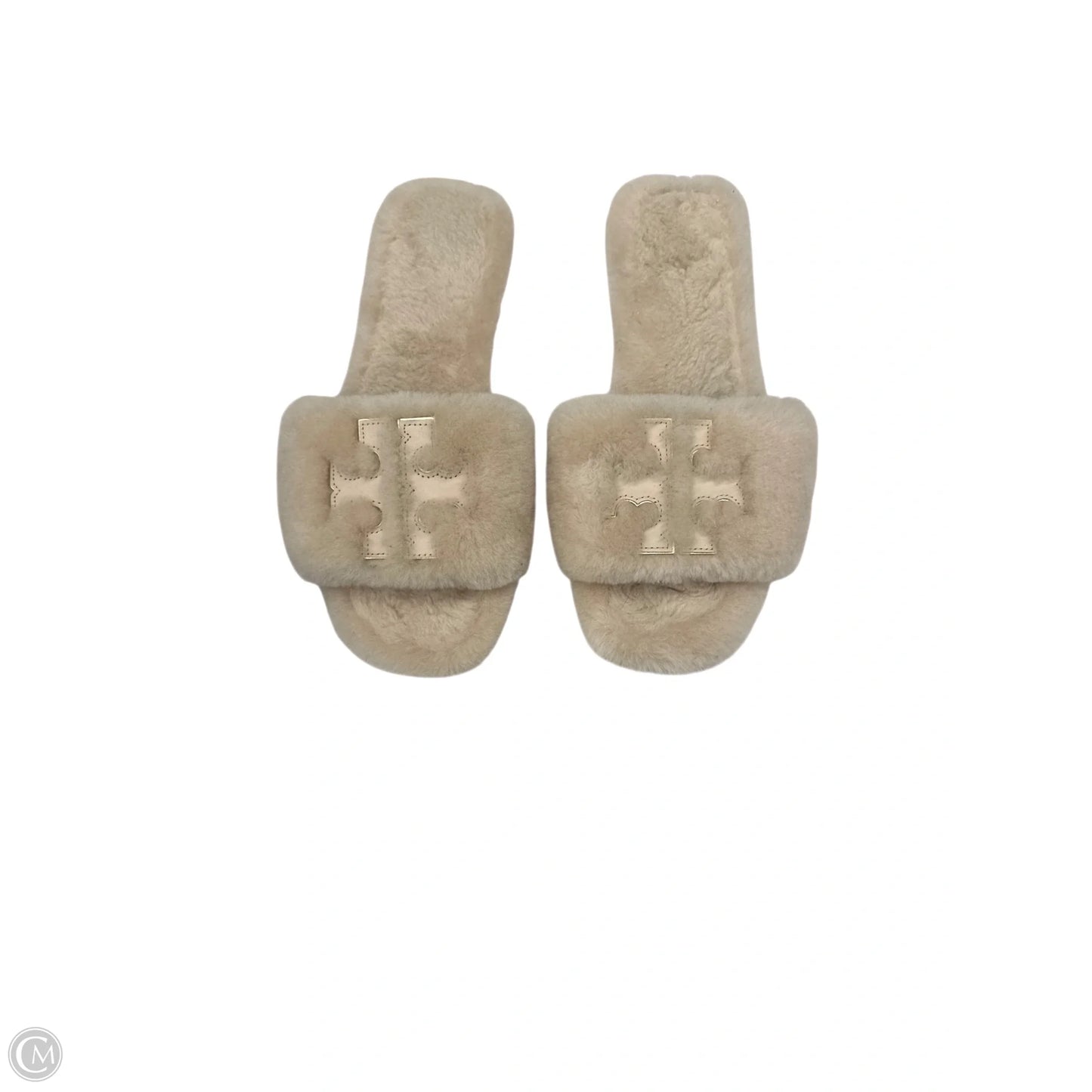 Sandals Designer By Tory Burch In Beige, Size: 9.5