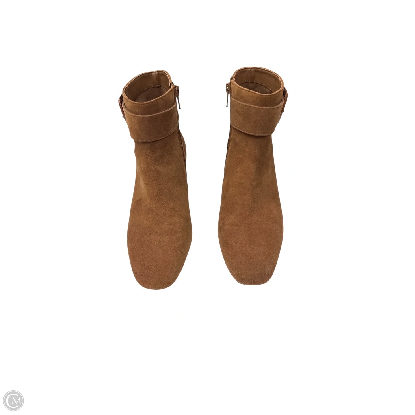 Boots Ankle Heels By Alex Marie In Brown, Size: 6.5