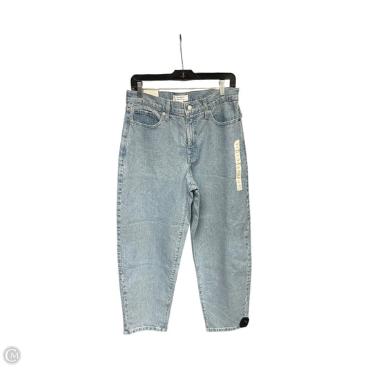 Jeans Wide Leg By Banana Republic In Blue Denim, Size: 8