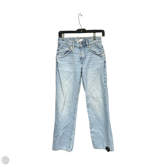 Jeans Straight By Garage In Blue Denim, Size: Xs