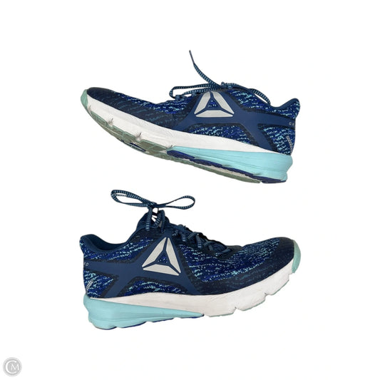 Shoes Athletic By Reebok In Blue & White, Size: 10