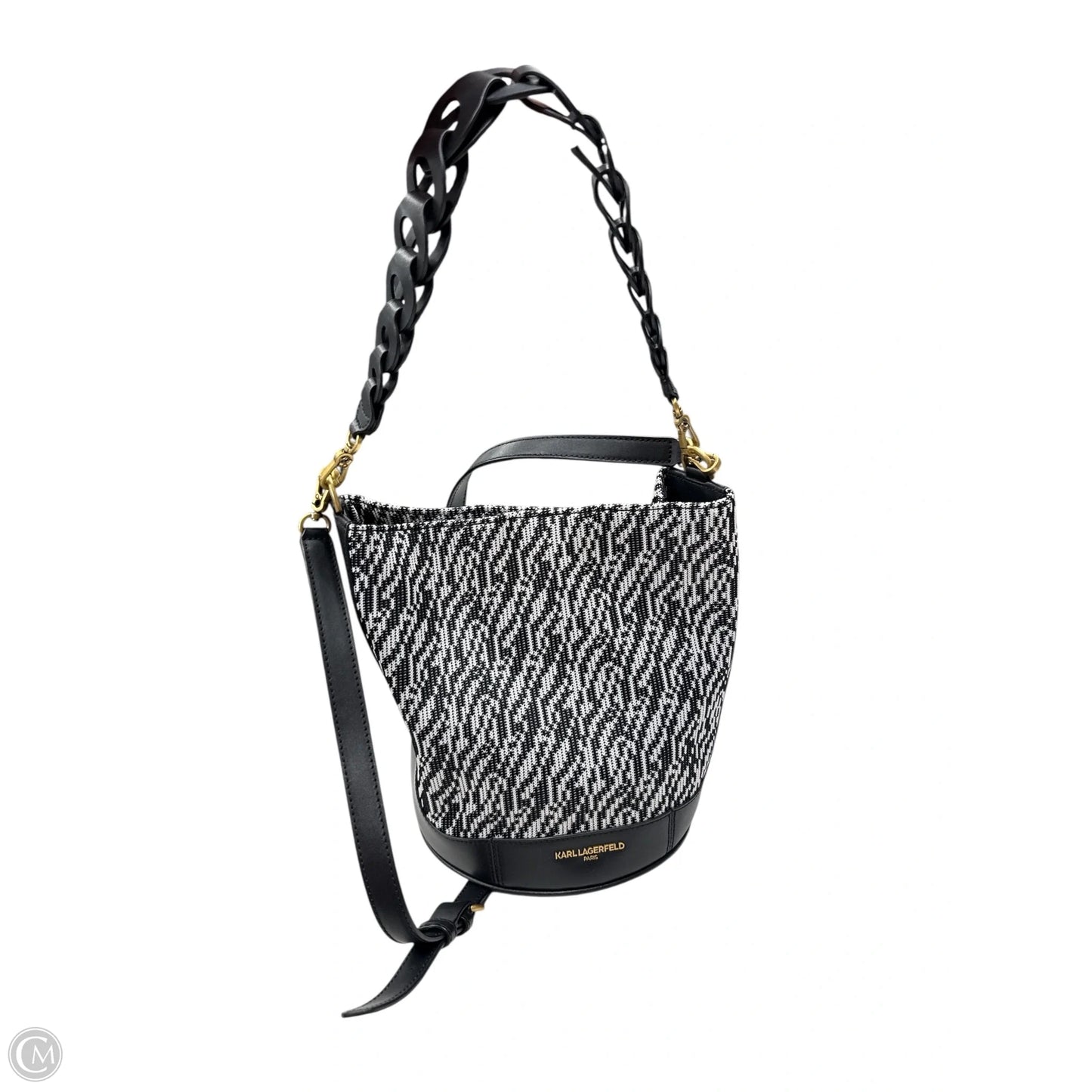 Handbag Designer By Karl Lagerfeld, Size: Medium