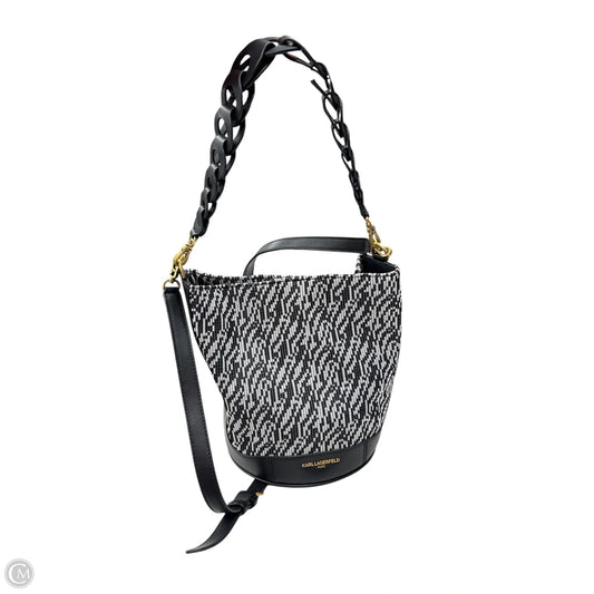 Handbag Designer By Karl Lagerfeld, Size: Medium