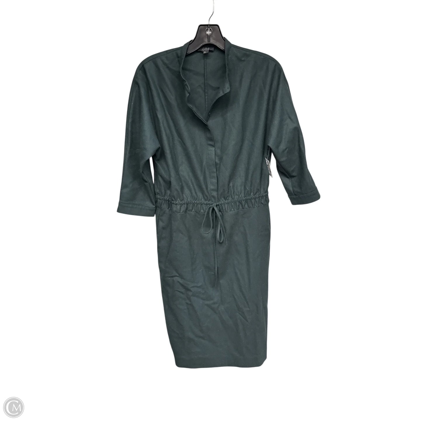Dress Casual Midi By Cos In Green, Size: 6