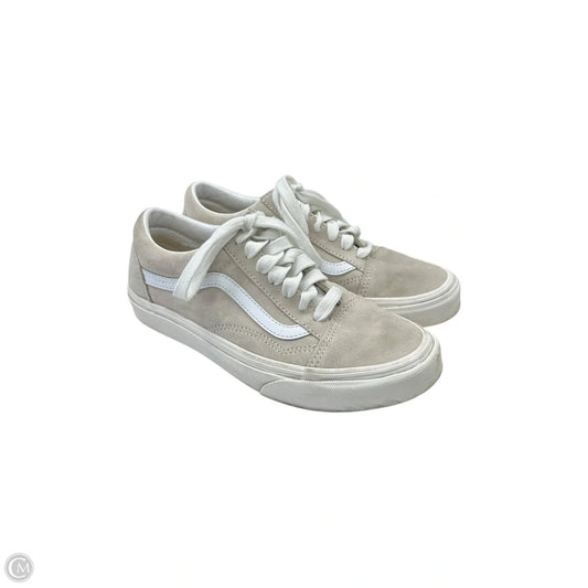 Shoes Sneakers By Vans In Cream, Size: 7