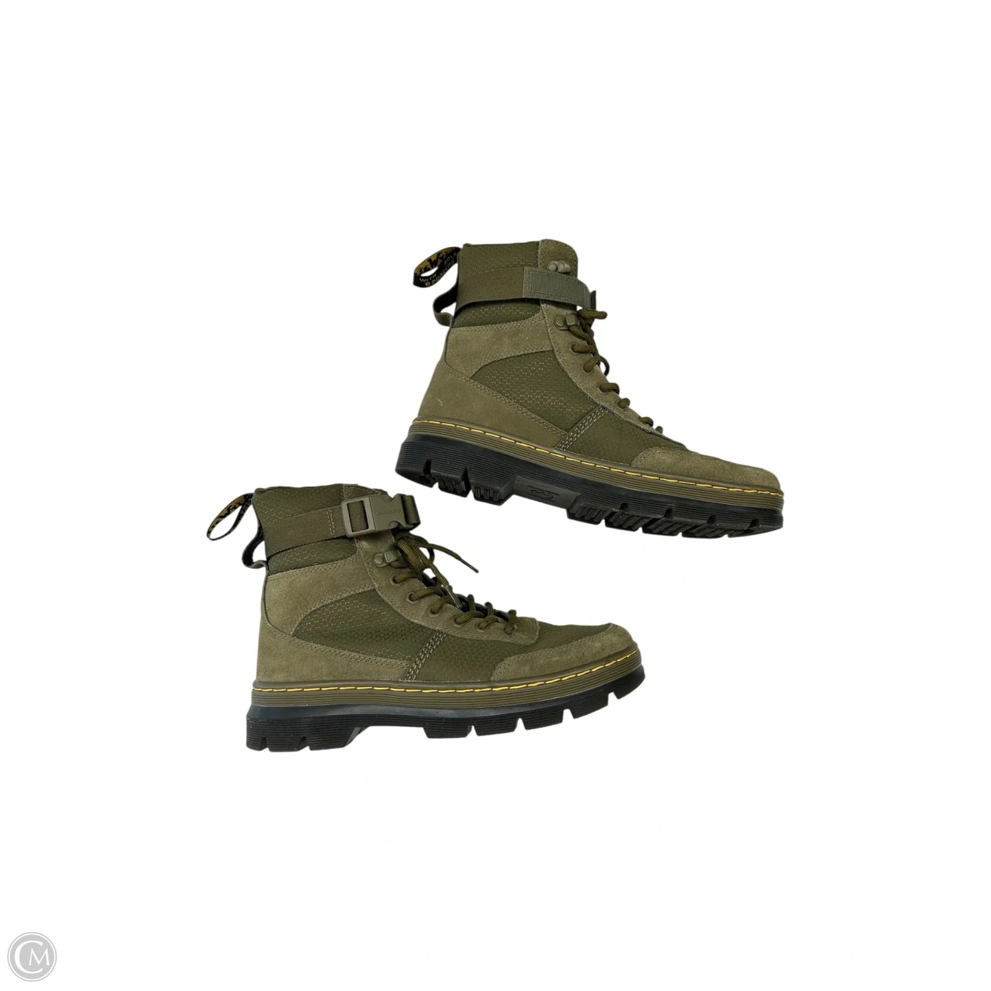 Boots Ankle Flats By Dr Martens In Green, Size: 10