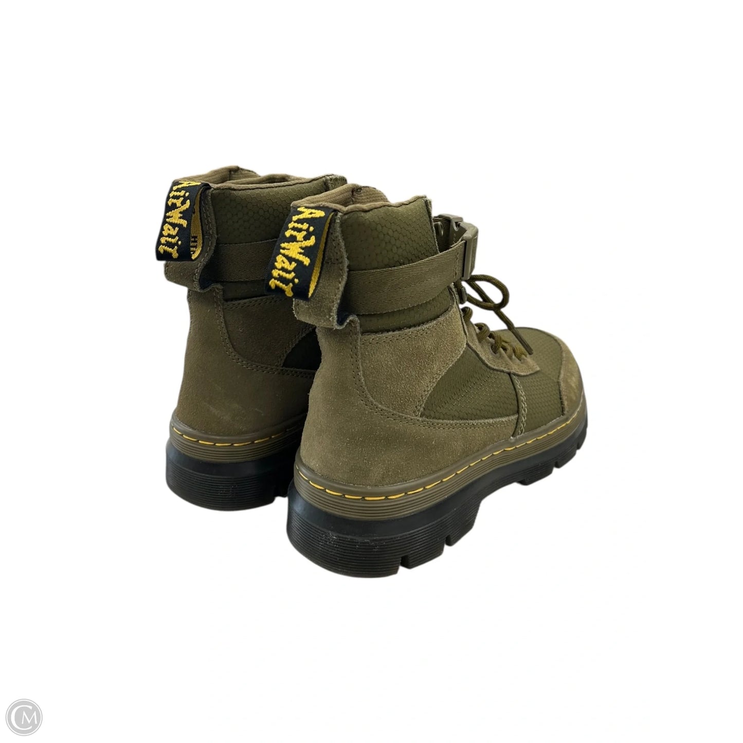 Boots Ankle Flats By Dr Martens In Green, Size: 10