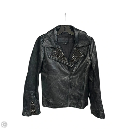 Jacket Leather By True Religion In Black, Size: M