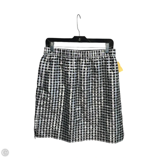 Skirt Mini & Short By J. Crew In Black & Silver, Size: M