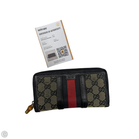 Wallet Luxury Designer By Gucci, Size: Medium