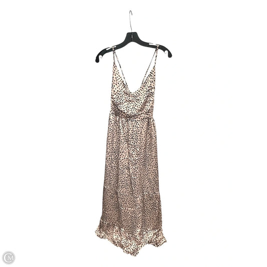 Dress Casual Maxi By Clothes Mentor In Animal Print, Size: L