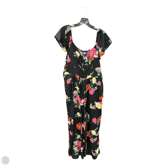 Jumpsuit By Old Navy In Floral Print, Size: Xl