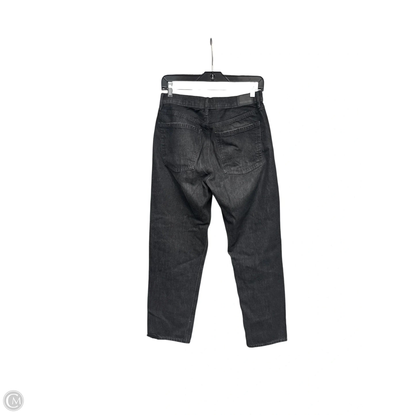 Jeans Straight By American Eagle In Black, Size: 4
