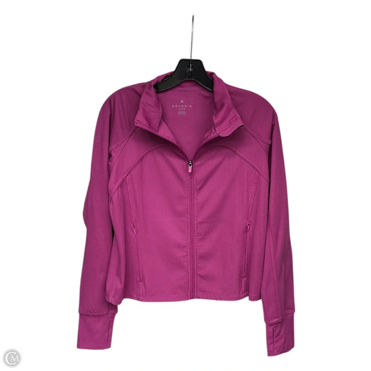 Athletic Jacket By Danskin In Pink, Size: M