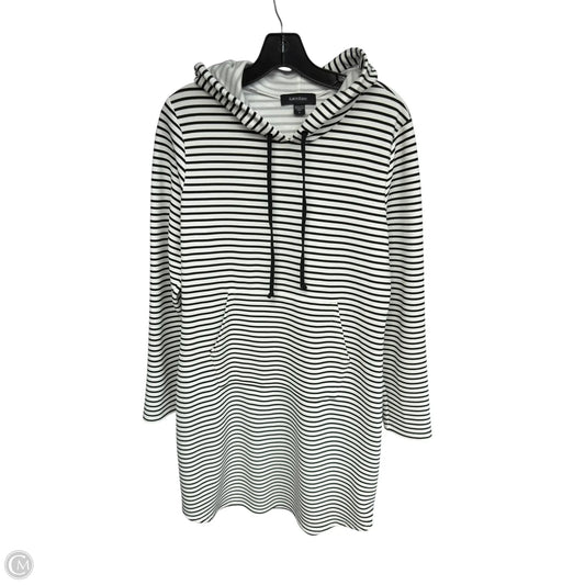 Dress Casual Midi By Karen Kane In Black & White, Size: L
