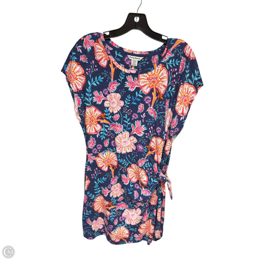 Dress Casual Midi By Tommy Bahama In Floral Print, Size: L