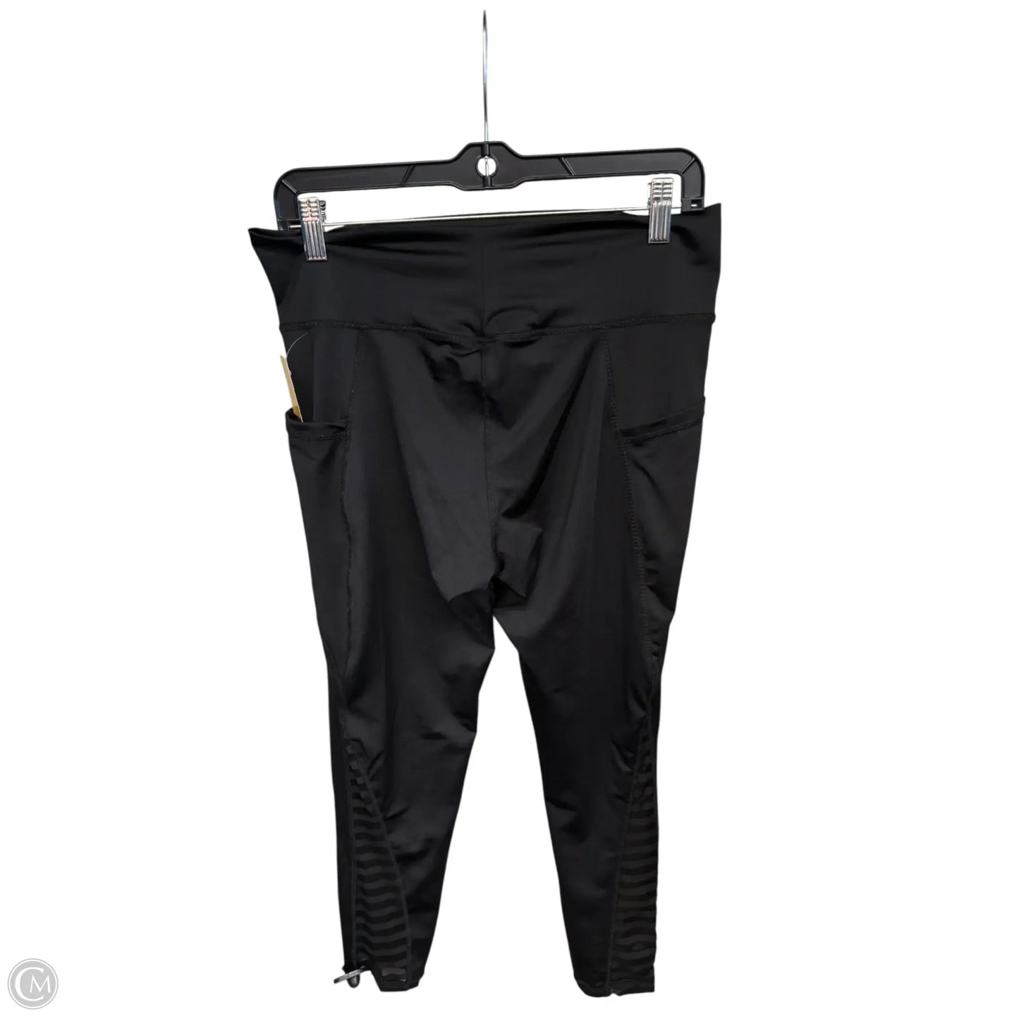 Athletic Leggings By Nfl In Black, Size: L