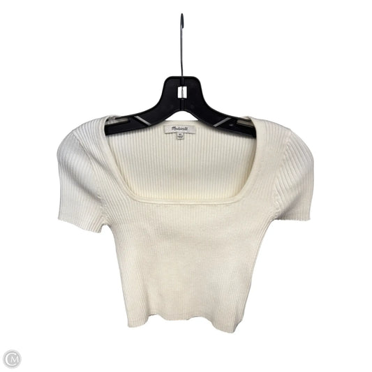 Top Short Sleeve Basic By Madewell In Cream, Size: Xs