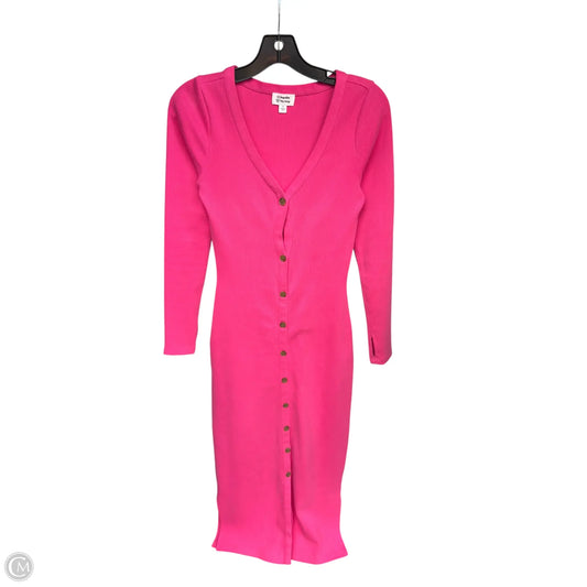 Dress Casual Maxi By The Drop In Pink, Size: S