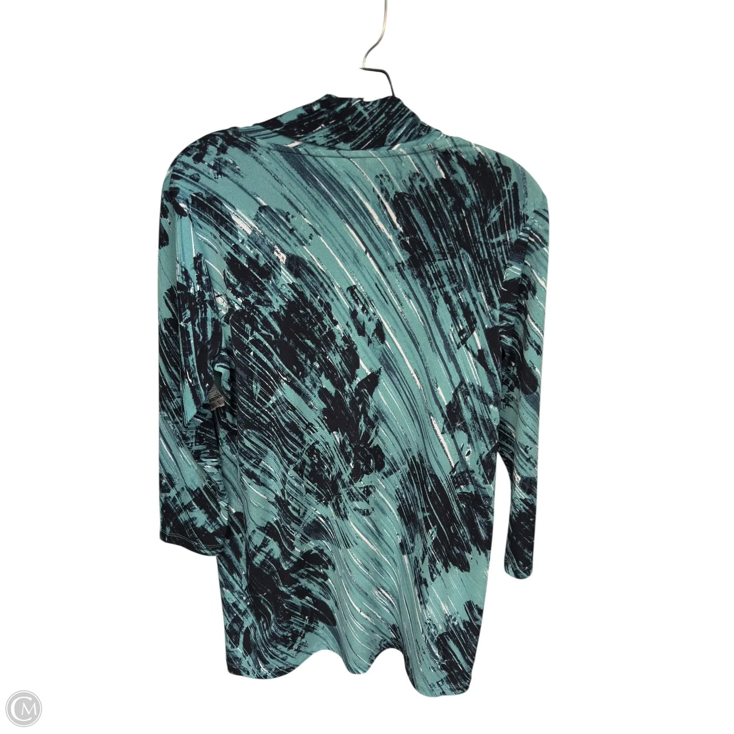 Cardigan By Christopher And Banks In Teal, Size: M