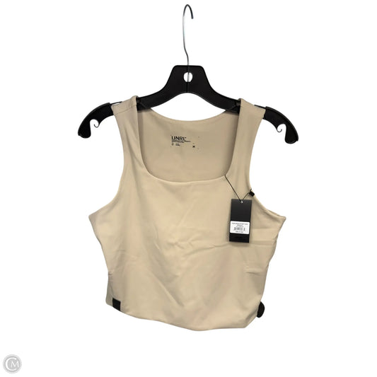 Athletic Tank Top By Clothes Mentor In Beige, Size: M