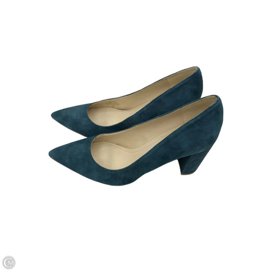 Shoes Heels Block By Marc Fisher In Teal, Size: 8.5