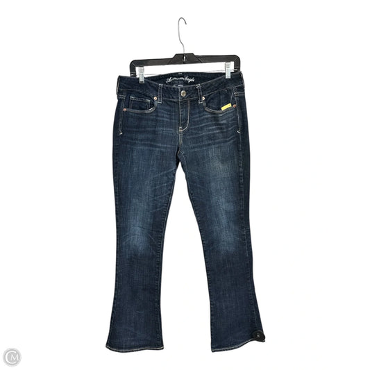 Jeans Boot Cut By American Eagle In Blue Denim, Size: 10