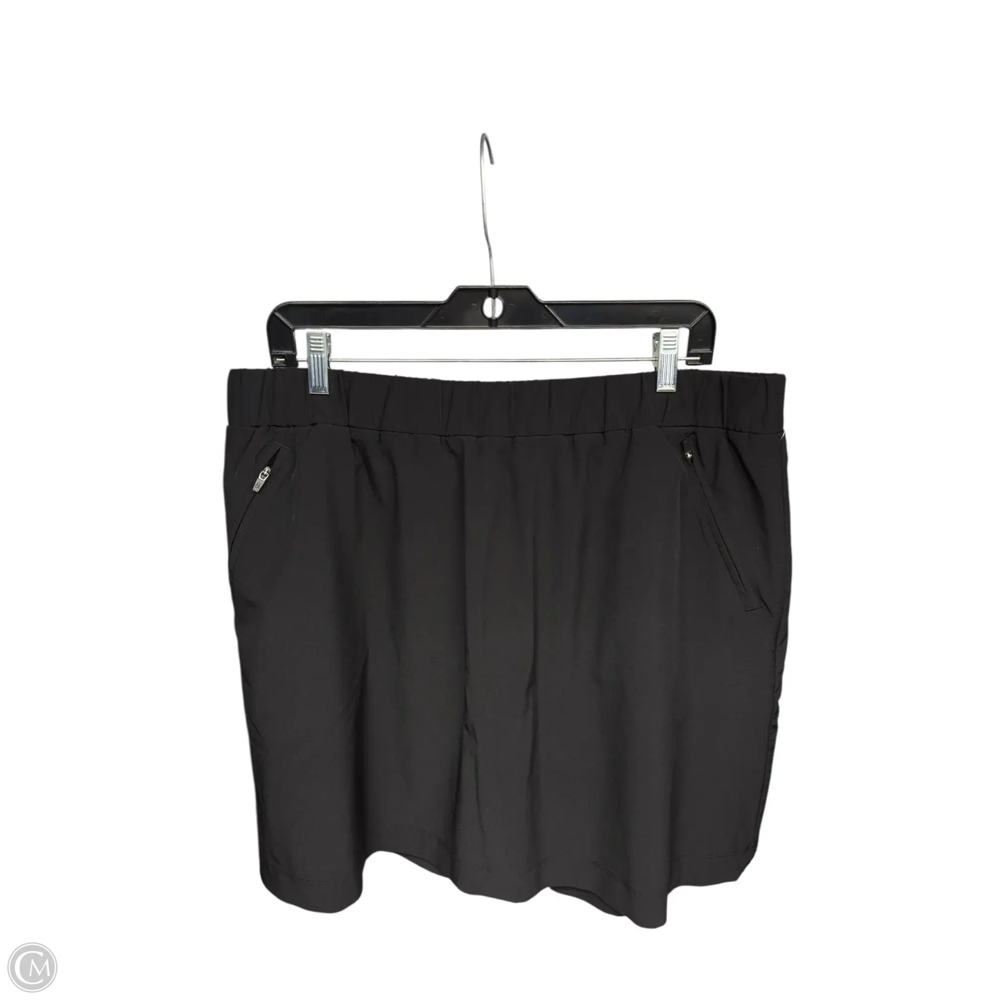 Athletic Skort By Lou And Grey In Black, Size: Xl