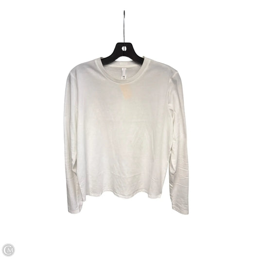 Top Long Sleeve Basic By Skims In White, Size: S