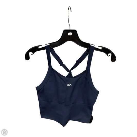 Athletic Bra By Alo In Blue, Size: S