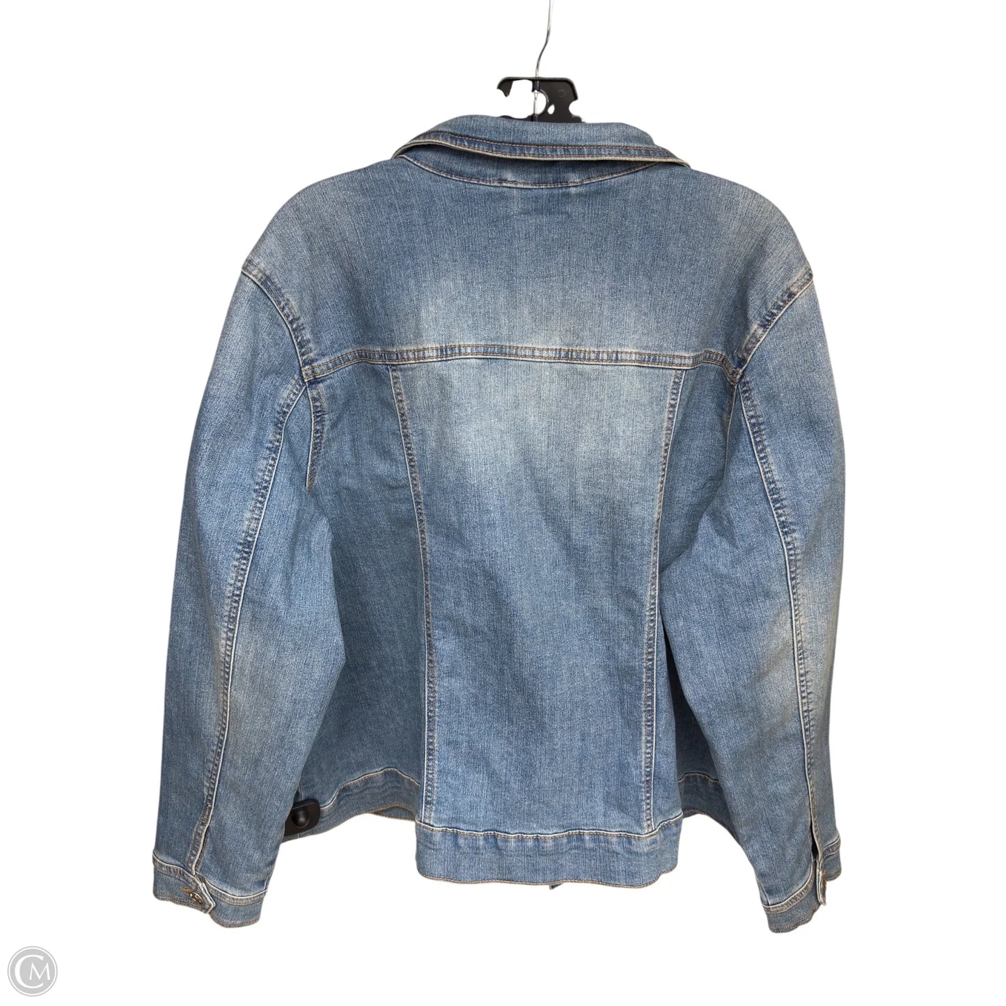 Jacket Denim By Gloria Vanderbilt In Blue Denim, Size: 2x