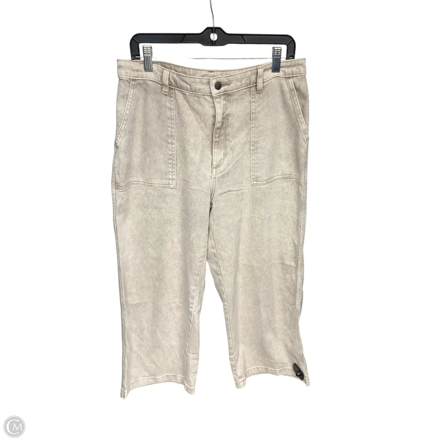 Jeans Wide Leg By Universal Thread In Beige, Size: 12