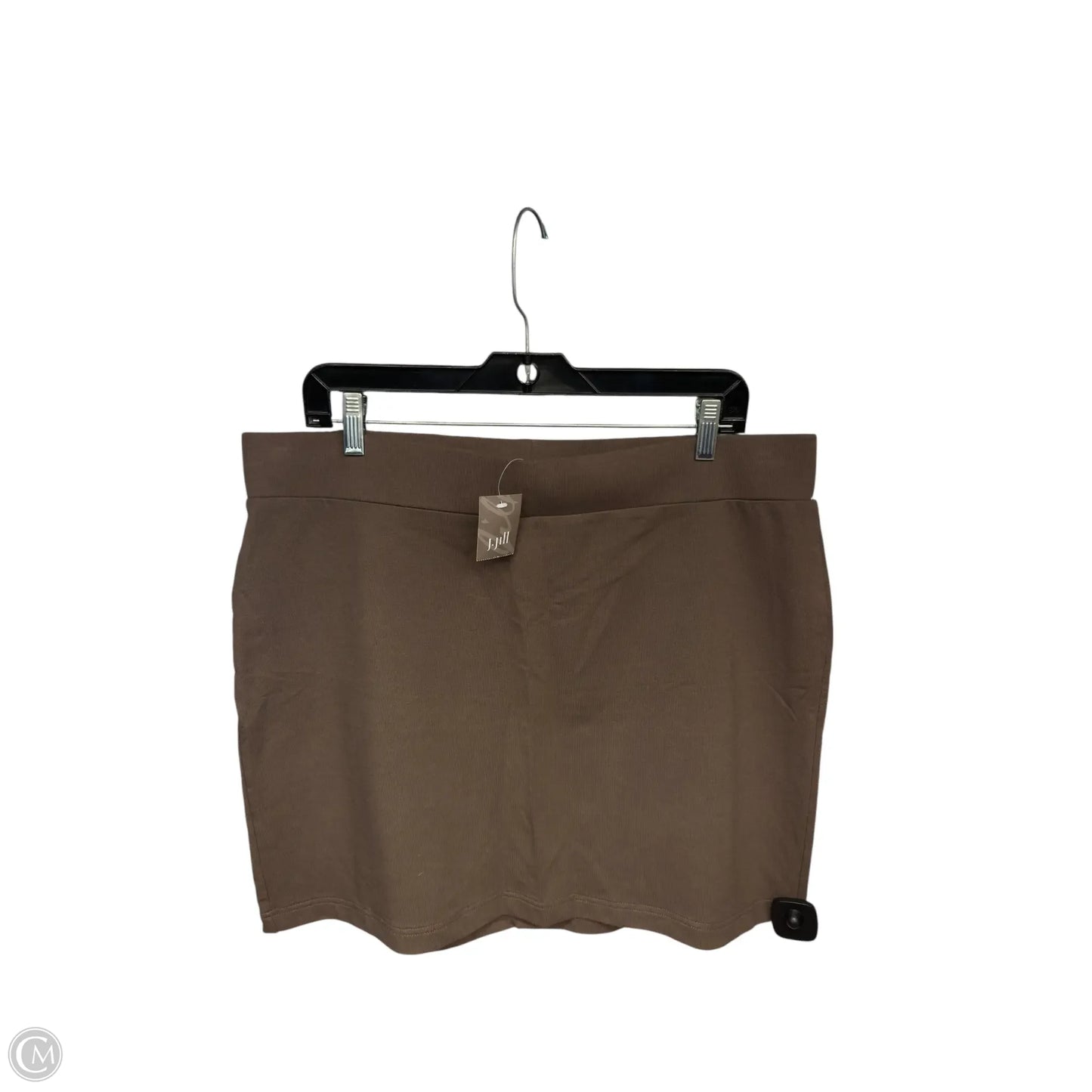 Skirt Mini & Short By Pure Jill In Brown, Size: L