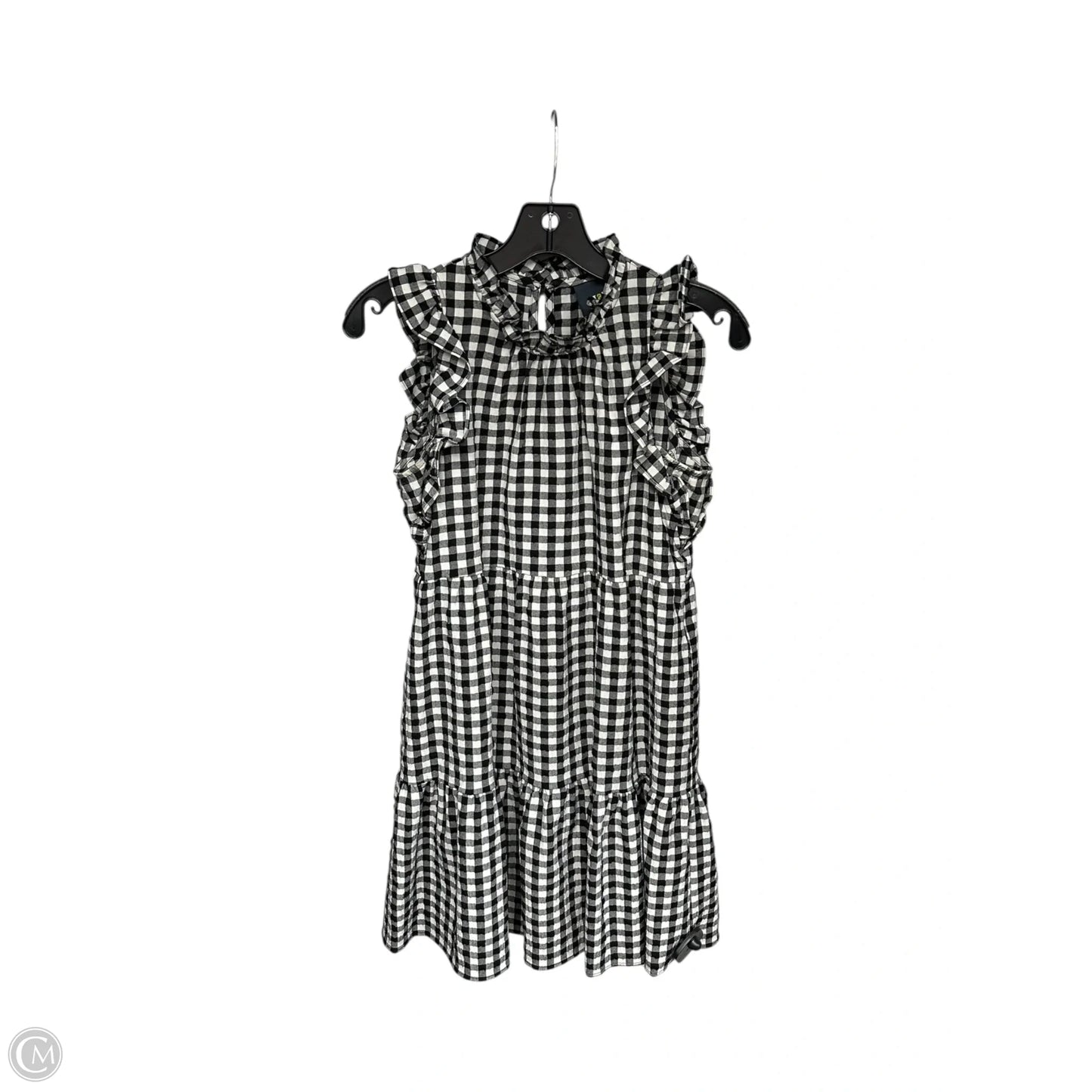 Dress Casual Short By Maeve In Black & White, Size: Xsp
