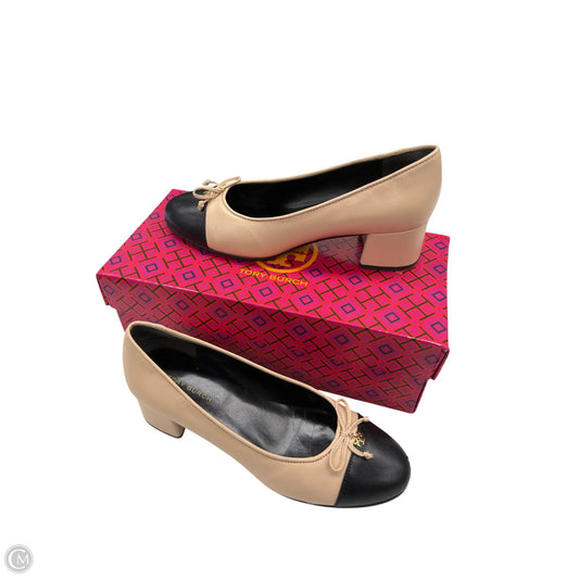 Shoes Designer By Tory Burch In Black & Cream, Size: 5.5