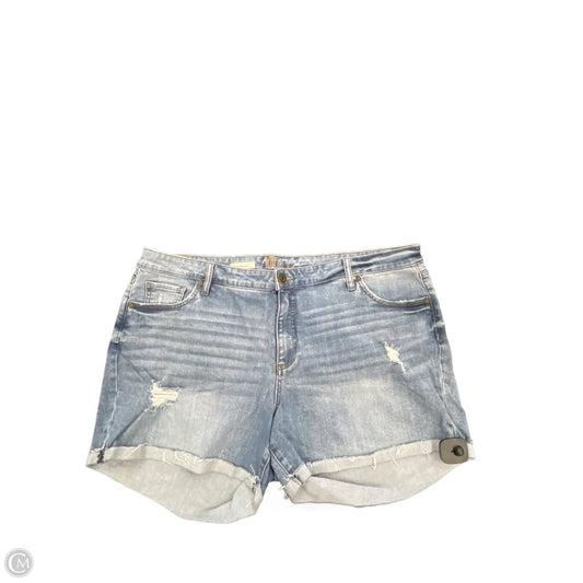 Shorts By Kut In Blue Denim, Size: 18