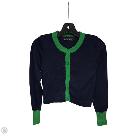 Cardigan By Shein In Blue & Green, Size: L