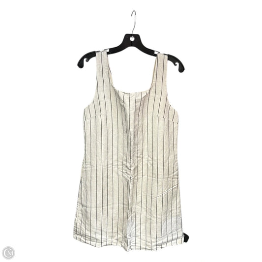 Dress Casual Short By Evereve In Cream & Grey, Size: S