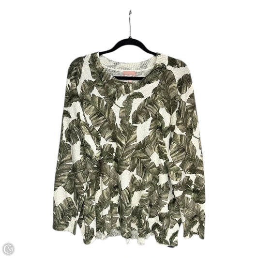 Sweater By Show Me Your Mumu In Green & White, Size: L