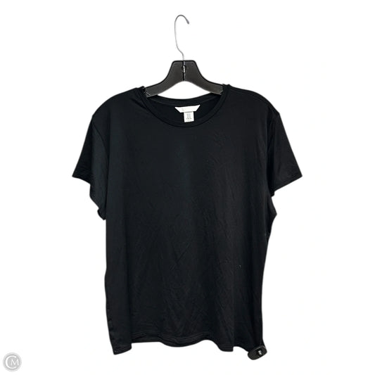 Top Short Sleeve Basic By H&m In Black, Size: Xxl
