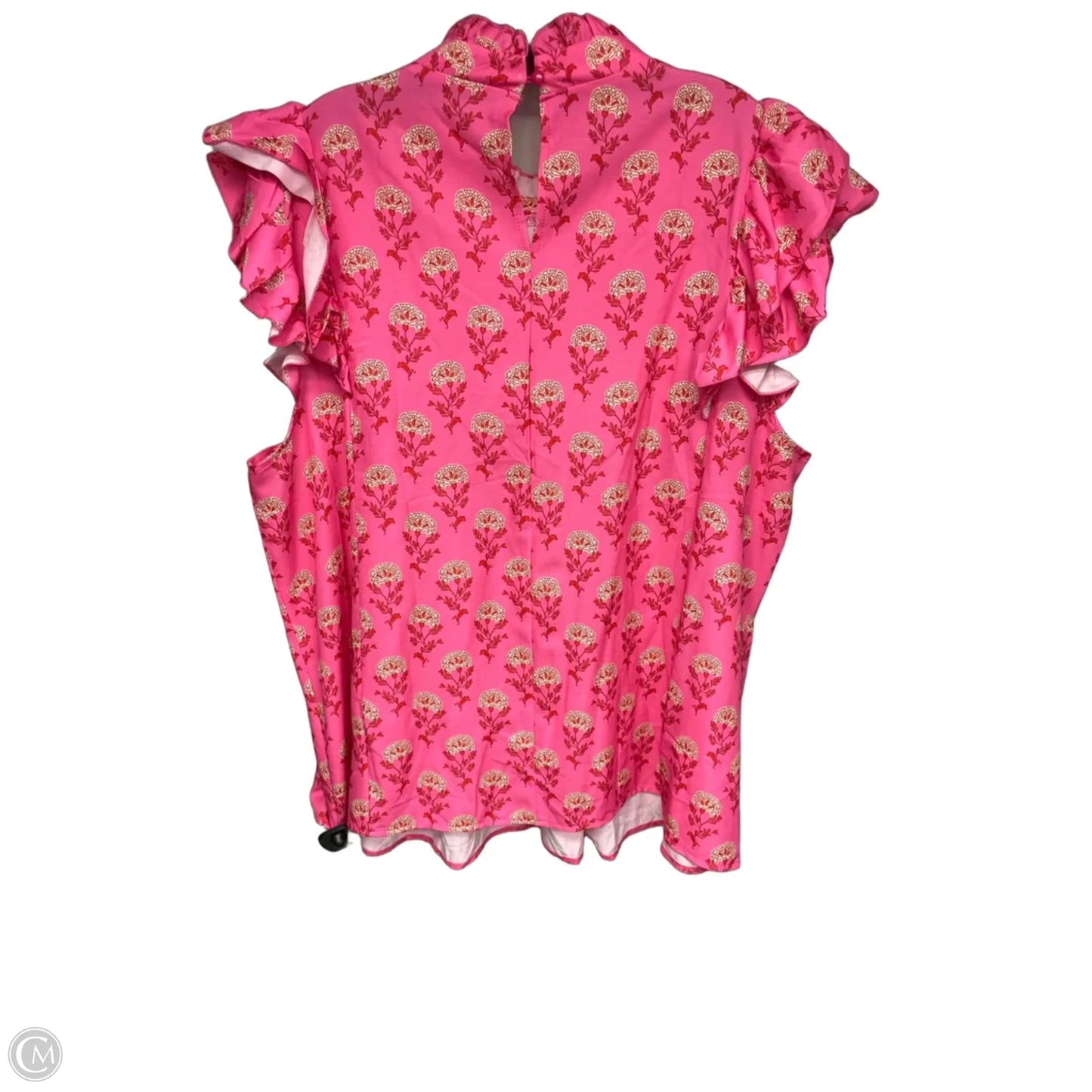 Top Long Sleeve By Shein In Pink, Size: 4x