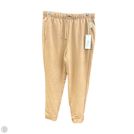 Pants Joggers By Clothes Mentor In Tan, Size: Sp