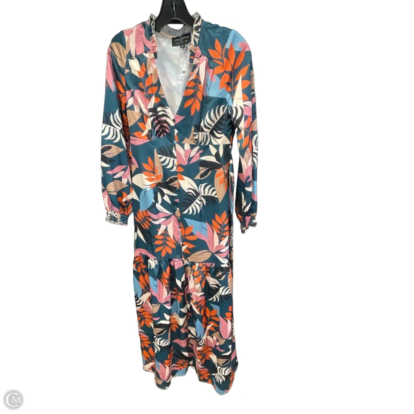 Dress Casual Maxi By Clothes Mentor In Floral Print, Size: 6