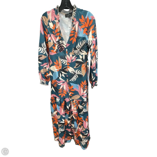 Dress Casual Maxi By Clothes Mentor In Floral Print, Size: 6
