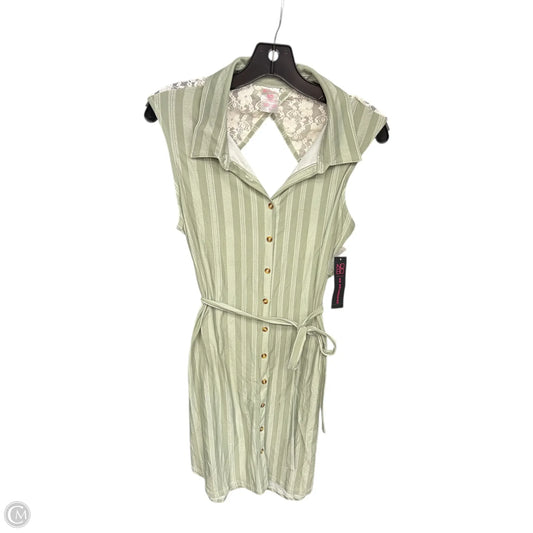 Dress Casual Short By No Boundaries In Green & Grey, Size: L