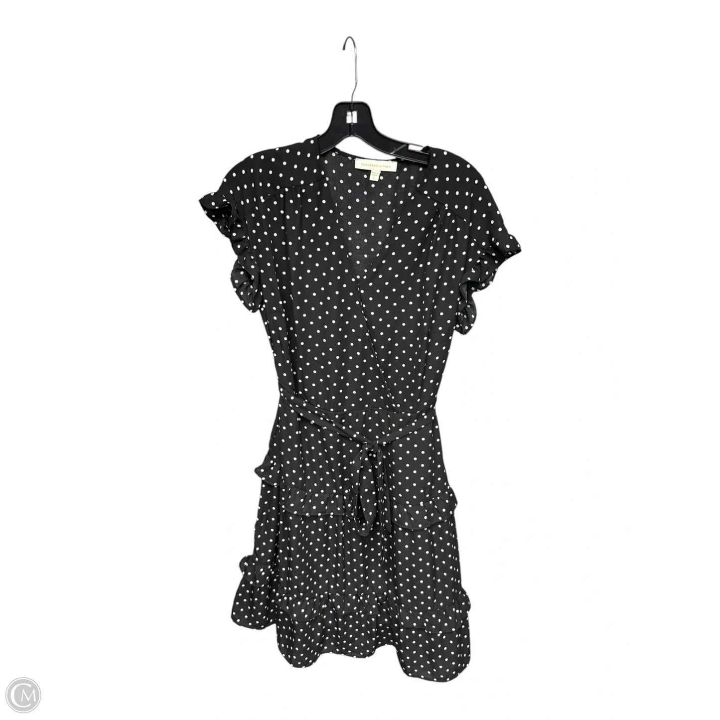 Dress Casual Midi By Monteau In Black & White, Size: L