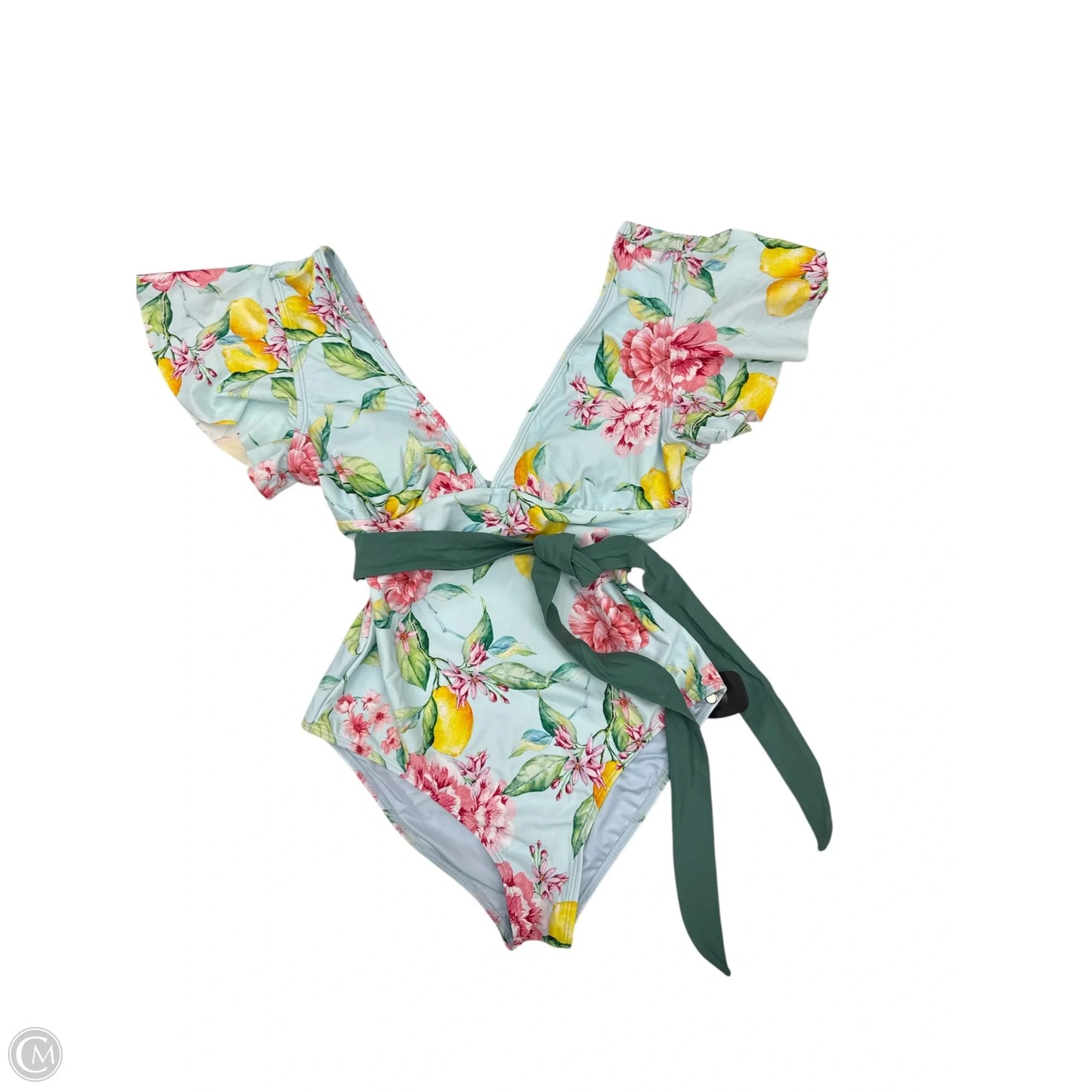 Swimsuit By Cupshe In Floral Print, Size: L